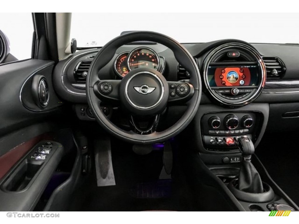 2018 Clubman Cooper S - Thunder Grey Metallic / Cross Punch/Pure Burgundy photo #4