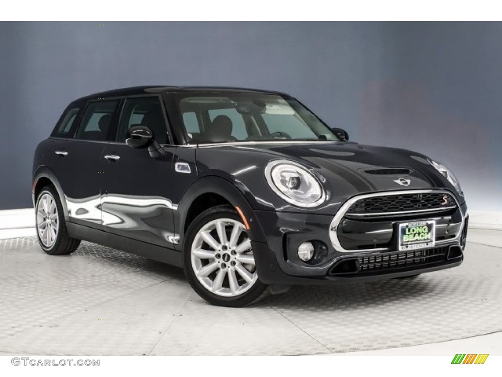 2018 Clubman Cooper S - Thunder Grey Metallic / Cross Punch/Pure Burgundy photo #17