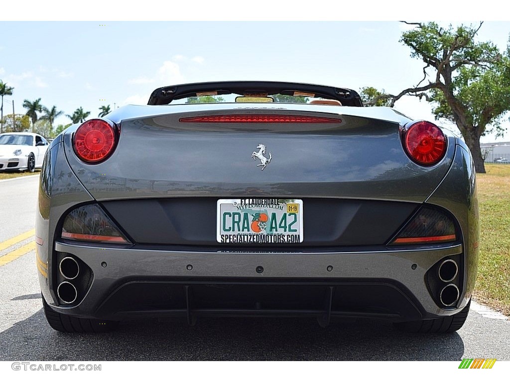 2012 California  - Grigio Silverstone (Dark Gray Metallic) / Cuoio (Beige) photo #6