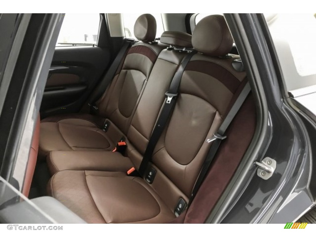 2018 Clubman Cooper S - Thunder Grey Metallic / Cross Punch/Pure Burgundy photo #26
