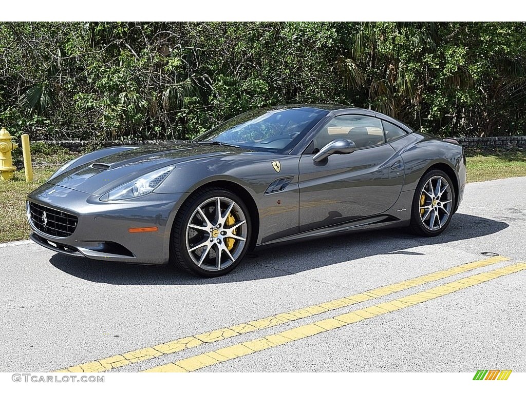 2012 California  - Grigio Silverstone (Dark Gray Metallic) / Cuoio (Beige) photo #15