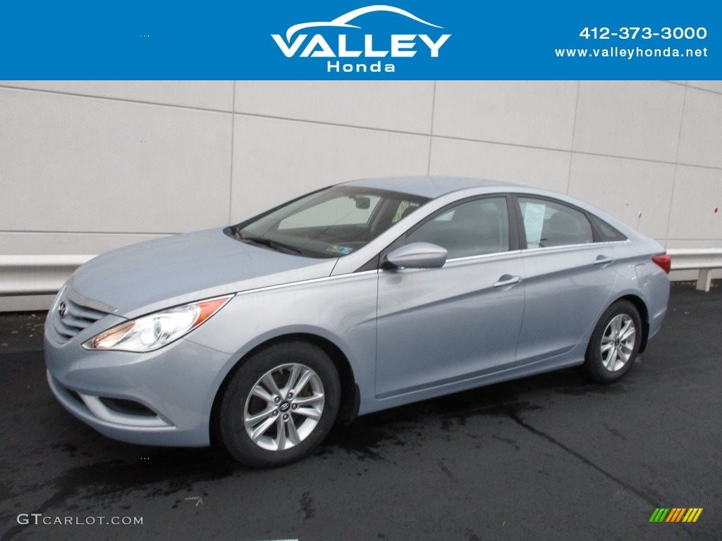 2011 Sonata GLS - Iridescent Silver Blue Metallic / Gray photo #1