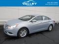 Iridescent Silver Blue Metallic 2011 Hyundai Sonata GLS