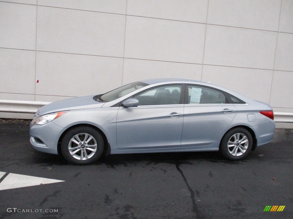 2011 Sonata GLS - Iridescent Silver Blue Metallic / Gray photo #2