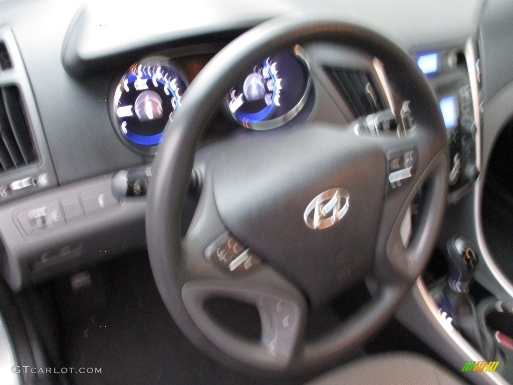 2011 Sonata GLS - Iridescent Silver Blue Metallic / Gray photo #13