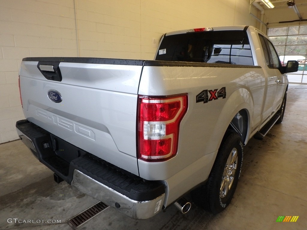 2018 F150 XLT SuperCab 4x4 - Ingot Silver / Earth Gray photo #2