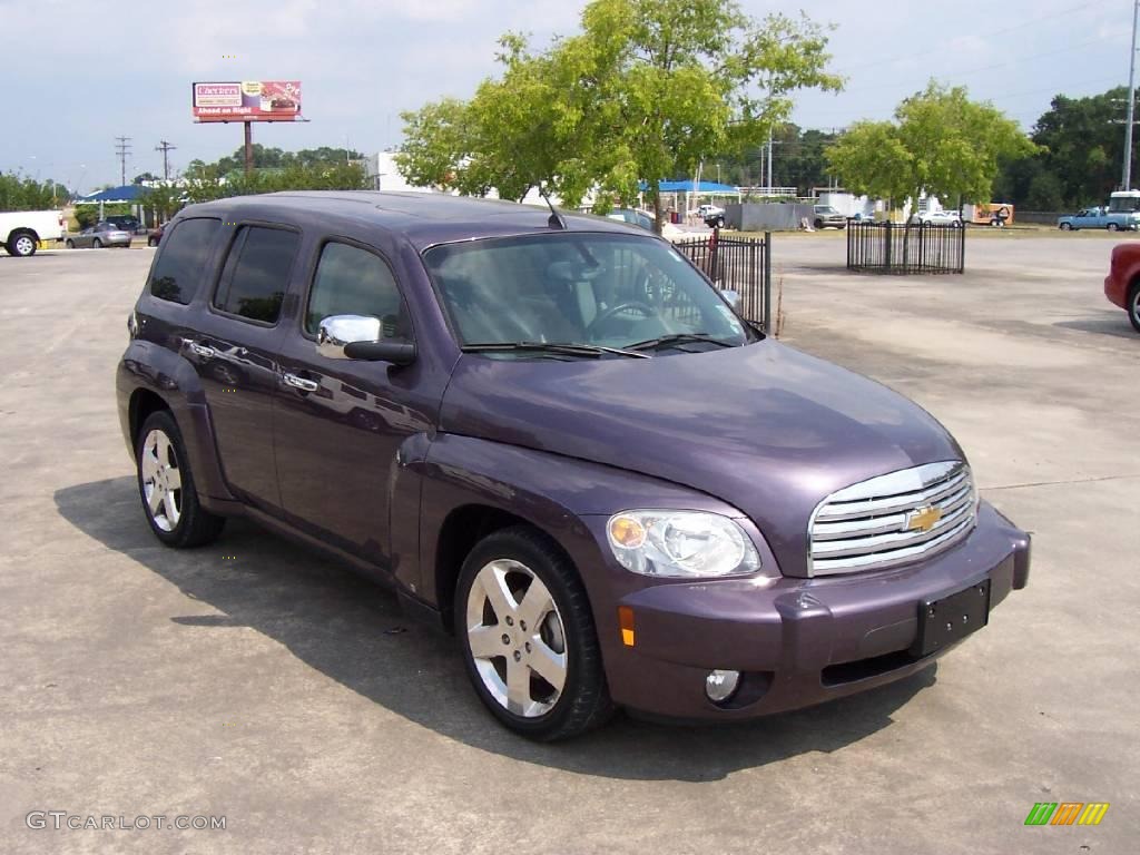 2007 HHR LT - Majestic Amethyst Metallic / Gray photo #6