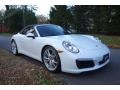Carrara White Metallic 2017 Porsche 911 Carrera Cabriolet Exterior