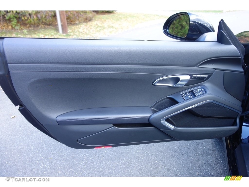 2017 Porsche 911 Carrera Cabriolet Black Door Panel Photo #130421651