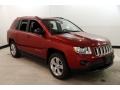 Deep Cherry Red Crystal Pearl 2012 Jeep Compass Latitude
