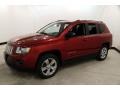 2012 Deep Cherry Red Crystal Pearl Jeep Compass Latitude  photo #3