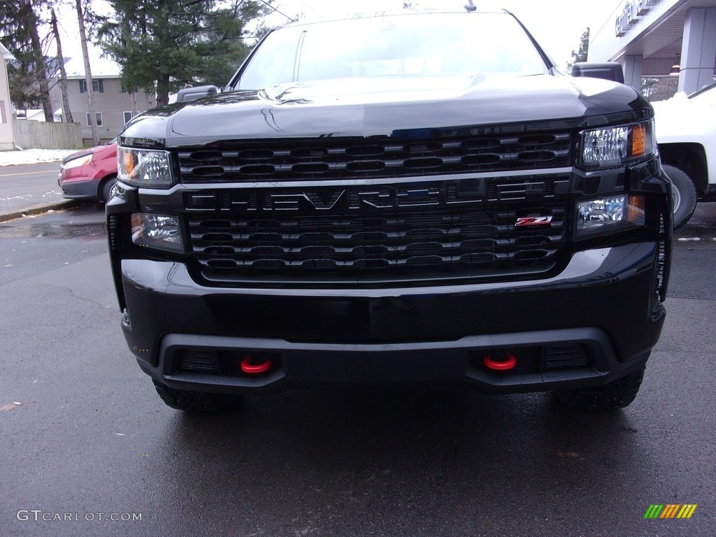2019 Silverado 1500 Custom Z71 Trail Boss Double Cab 4WD - Black / Jet Black photo #7