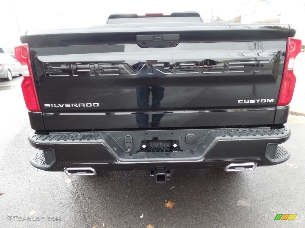 2019 Silverado 1500 Custom Z71 Trail Boss Double Cab 4WD - Black / Jet Black photo #17