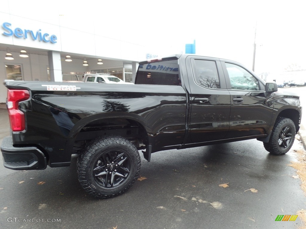 2019 Silverado 1500 Custom Z71 Trail Boss Double Cab 4WD - Black / Jet Black photo #19