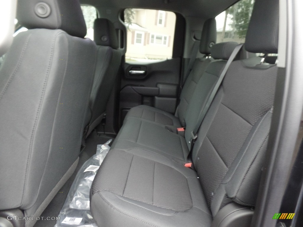 Jet Black Interior 2019 Chevrolet Silverado 1500 Custom Z71 Trail Boss Double Cab 4WD Photo #130423160