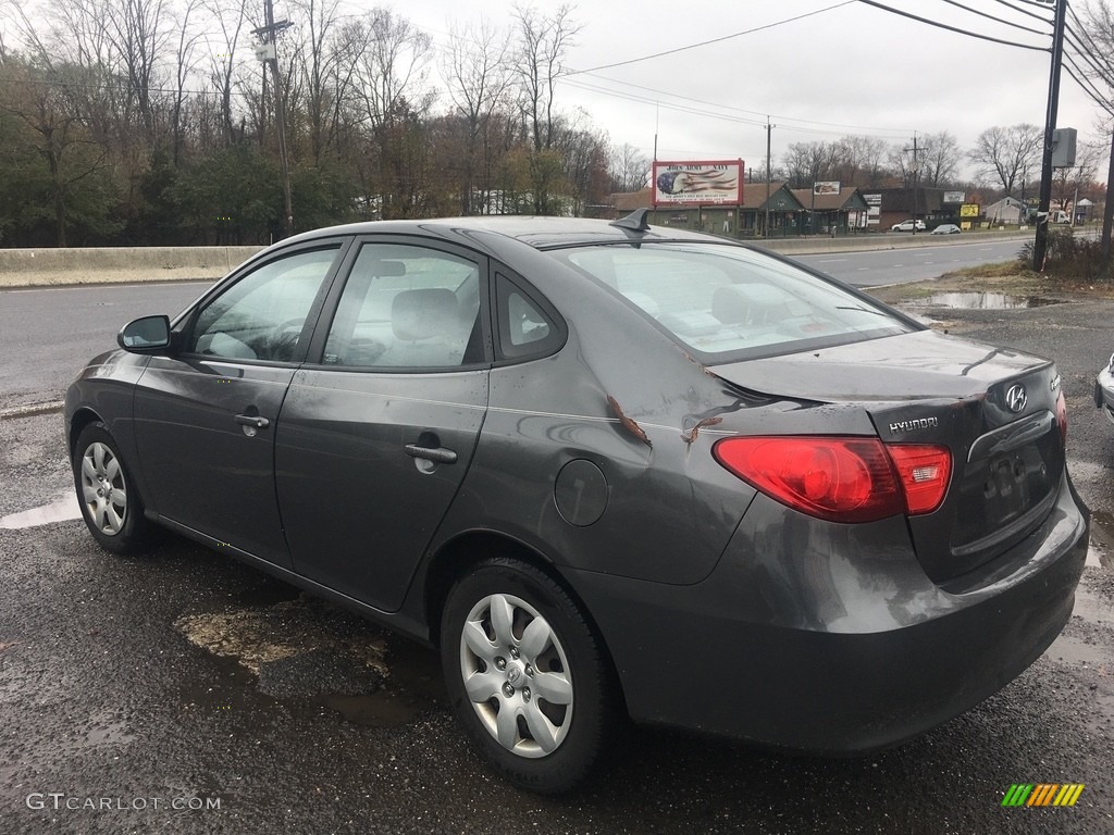 2009 Elantra GLS Sedan - Carbon Gray / Beige photo #3