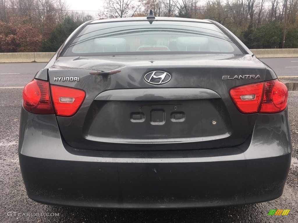 2009 Elantra GLS Sedan - Carbon Gray / Beige photo #4