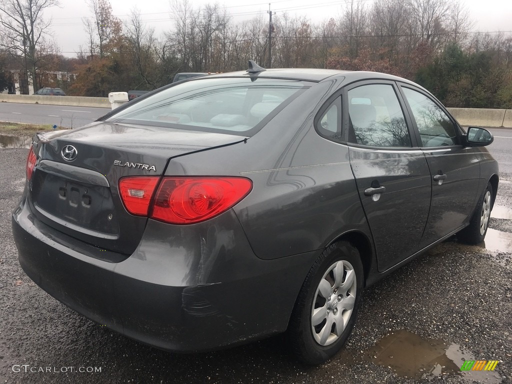 2009 Elantra GLS Sedan - Carbon Gray / Beige photo #5