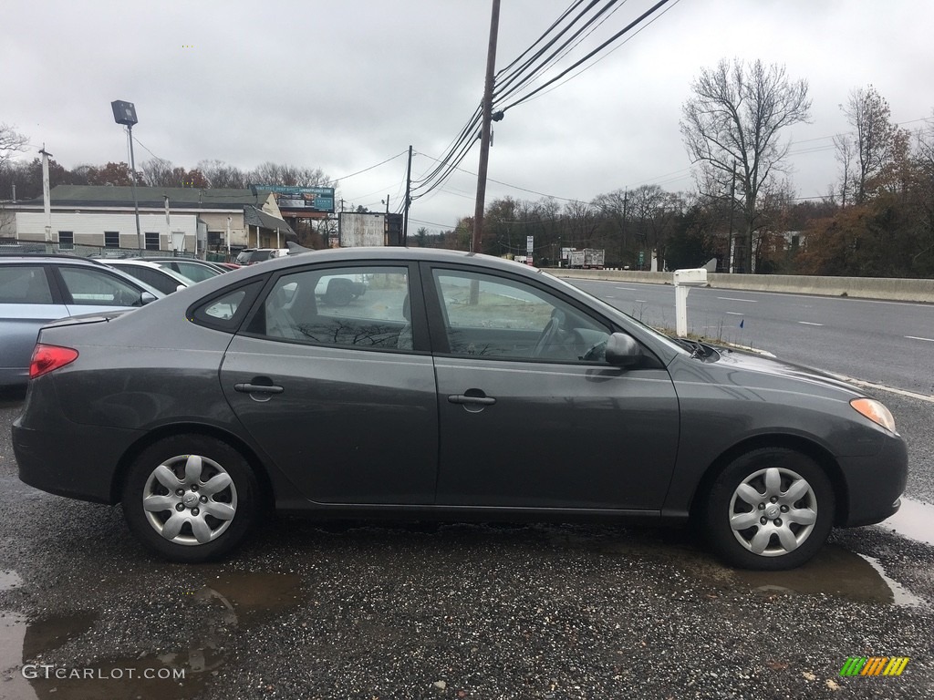 2009 Elantra GLS Sedan - Carbon Gray / Beige photo #6