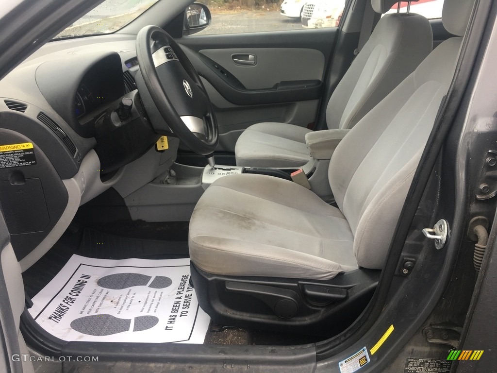 2009 Elantra GLS Sedan - Carbon Gray / Beige photo #10
