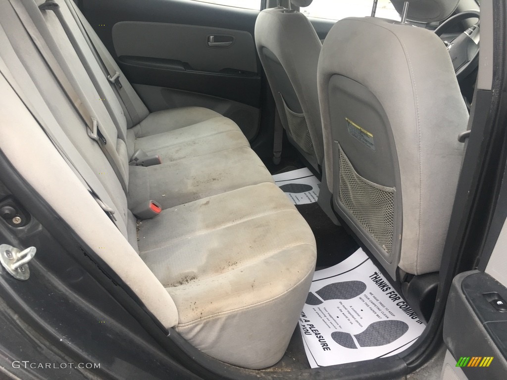 2009 Elantra GLS Sedan - Carbon Gray / Beige photo #12