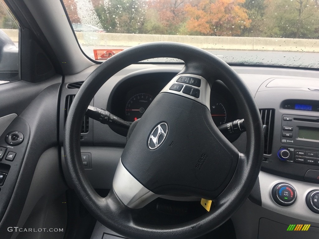 2009 Elantra GLS Sedan - Carbon Gray / Beige photo #16