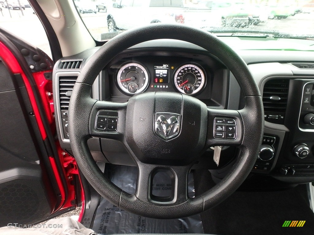 2017 1500 Express Quad Cab 4x4 - Bright Red / Black/Diesel Gray photo #16