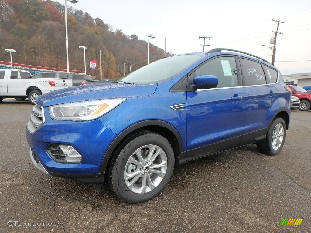 Lightning Blue 2019 Ford Escape SEL 4WD Exterior Photo #130426803