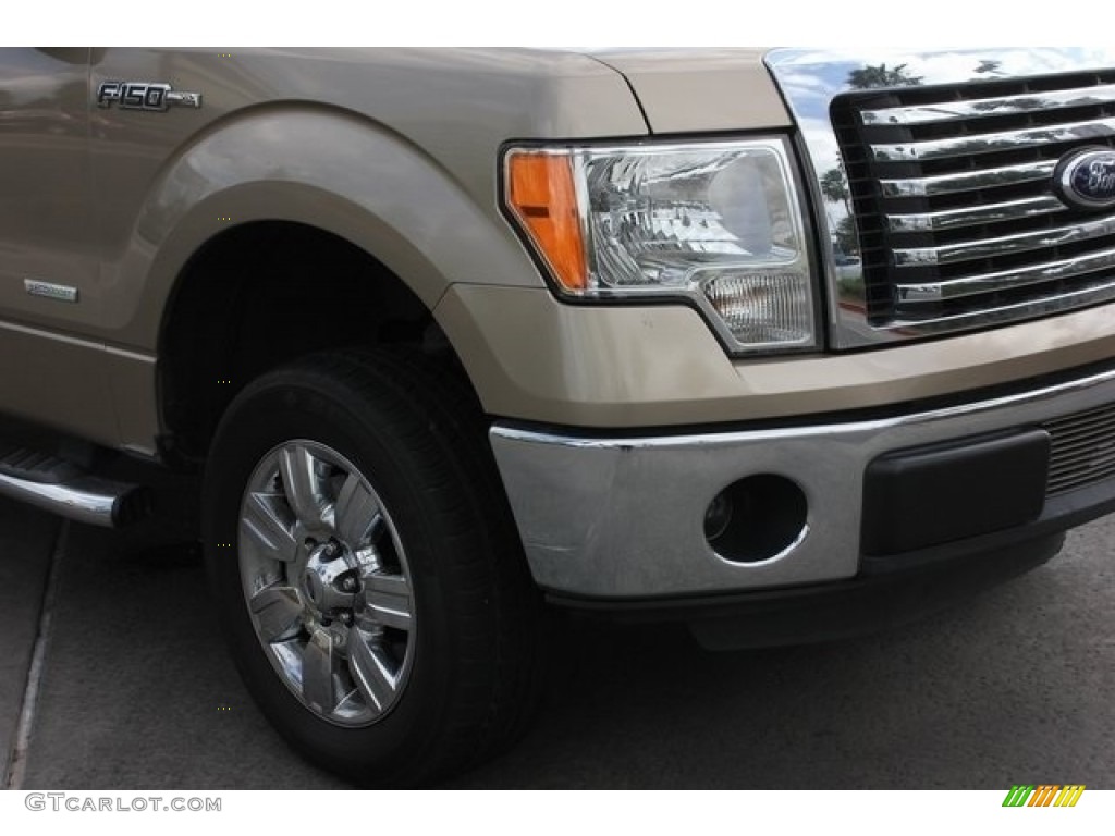 2011 F150 XLT SuperCrew - Pale Adobe Metallic / Pale Adobe photo #12