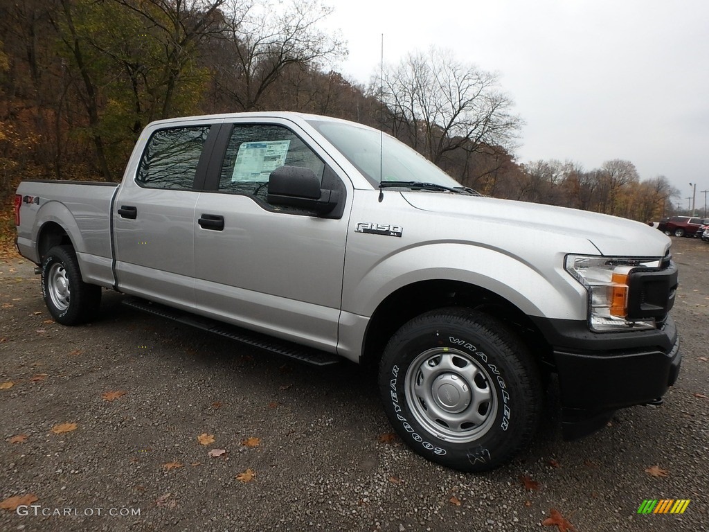 Ingot Silver 2019 Ford F150 XL SuperCrew 4x4 Exterior Photo #130428344