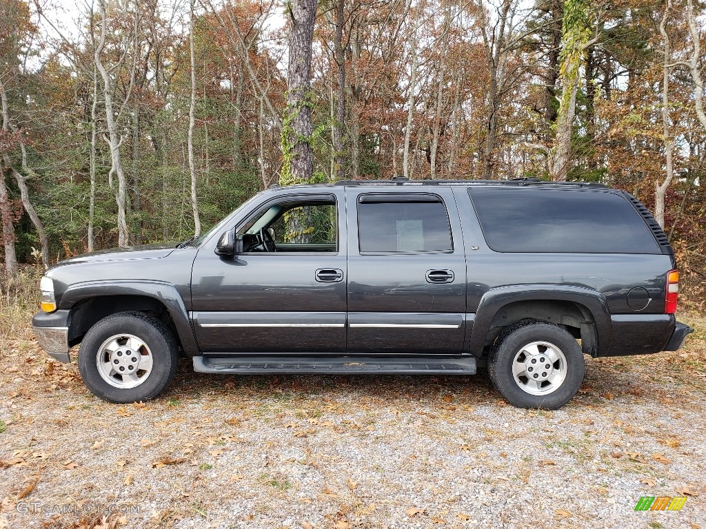2003 Suburban 1500 LT 4x4 - Dark Gray Metallic / Gray/Dark Charcoal photo #2