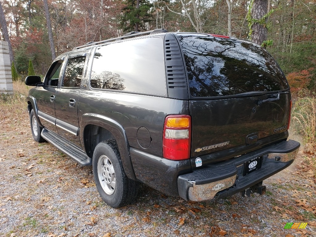 2003 Suburban 1500 LT 4x4 - Dark Gray Metallic / Gray/Dark Charcoal photo #3