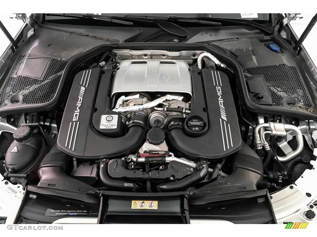 2018 Mercedes-Benz C 63 AMG Cabriolet 4.0 Liter AMG biturbo DOHC 32-Valve VVT V8 Engine Photo #130431427