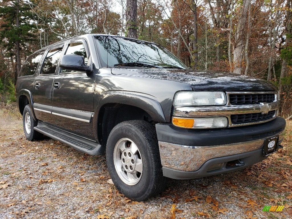 2003 Suburban 1500 LT 4x4 - Dark Gray Metallic / Gray/Dark Charcoal photo #7