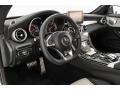 Platinum White Pearl/Black Dashboard Photo for 2018 Mercedes-Benz C #130431628