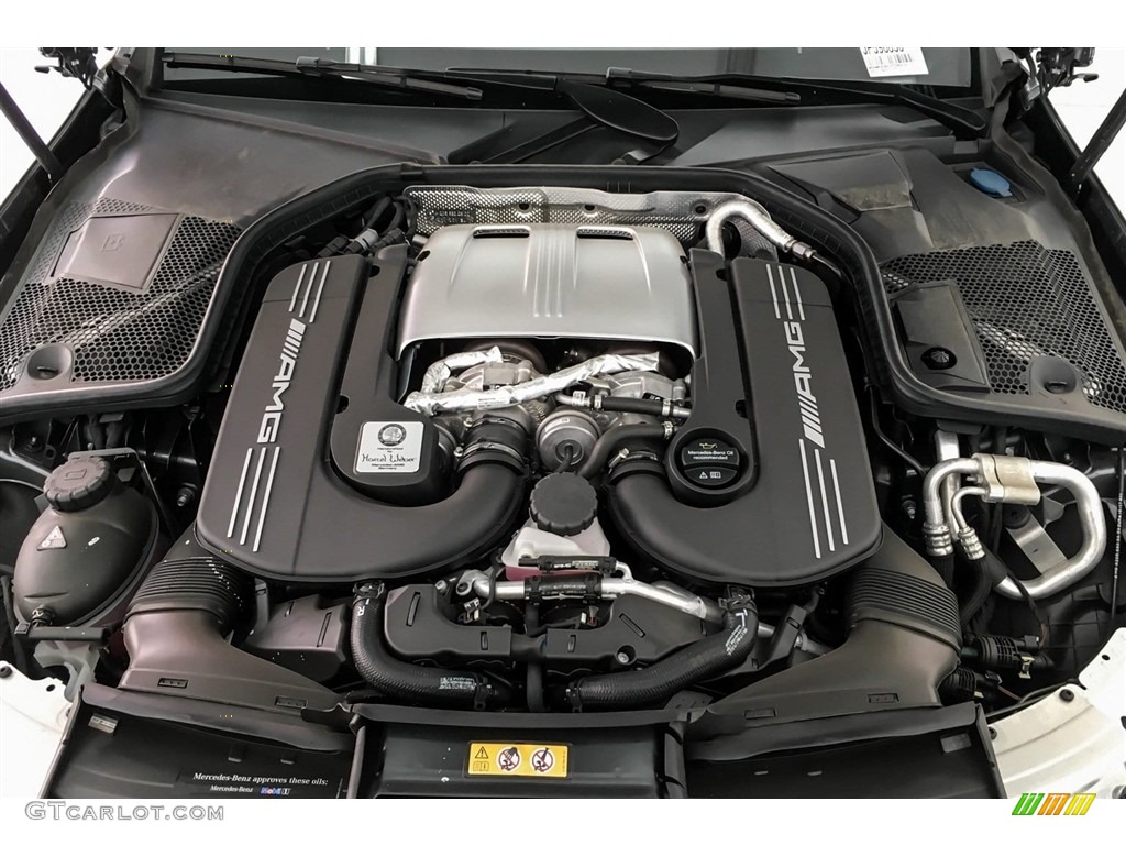 2018 Mercedes-Benz C 63 AMG Cabriolet 4.0 Liter AMG biturbo DOHC 32-Valve VVT V8 Engine Photo #130431730