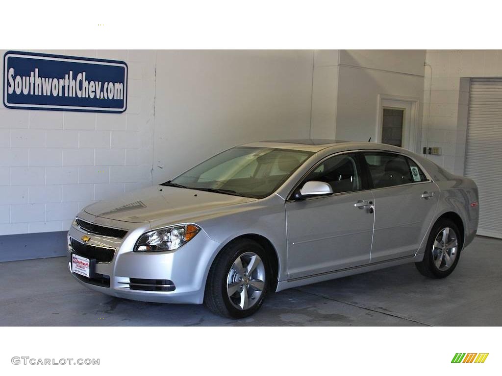 2009 Malibu LT Sedan - Silver Ice Metallic / Ebony photo #1