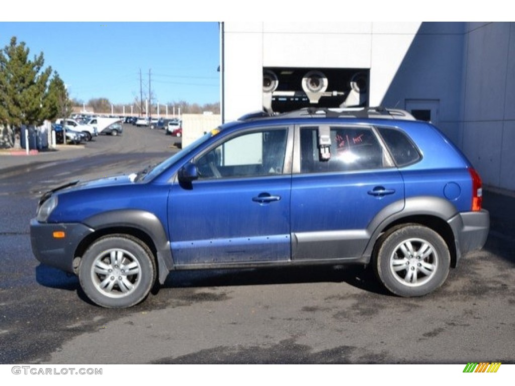 2008 Tucson SE 4WD - Nautical Blue / Gray photo #3