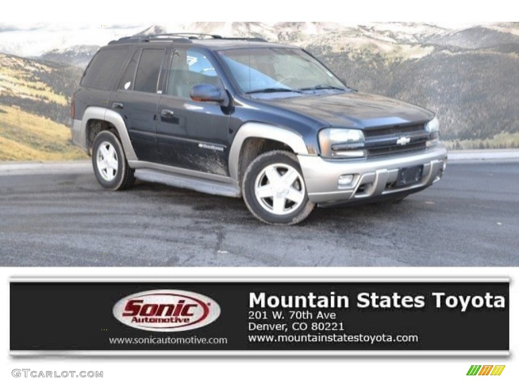 2002 TrailBlazer LTZ 4x4 - Onyx Black / Dark Pewter photo #1