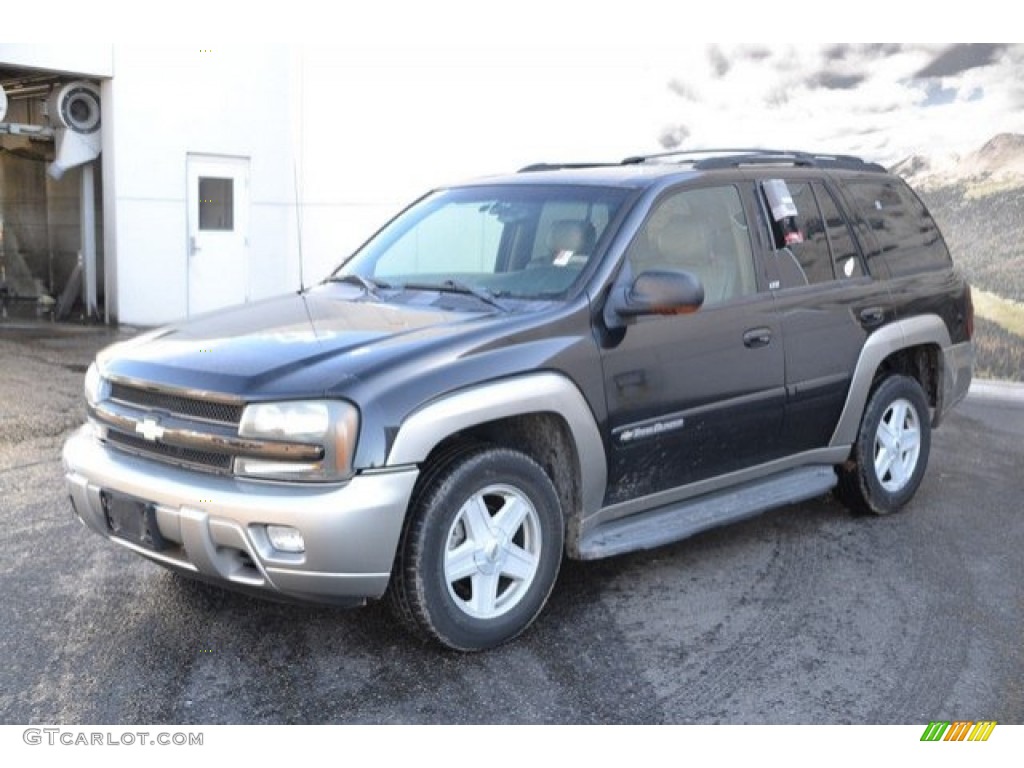 2002 TrailBlazer LTZ 4x4 - Onyx Black / Dark Pewter photo #2