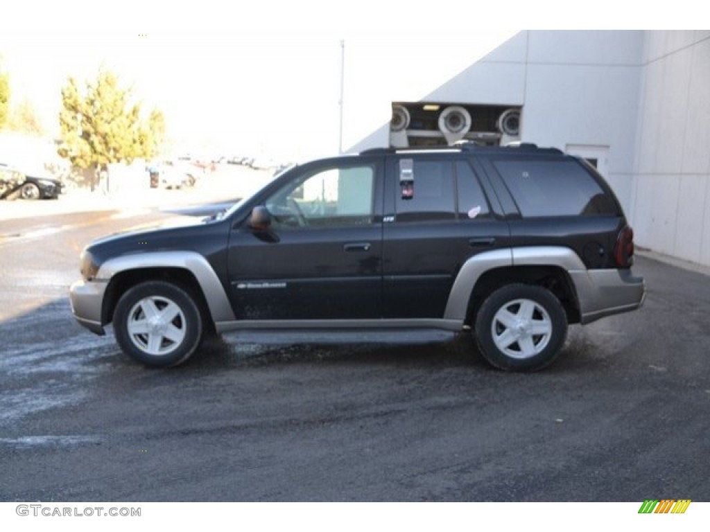 2002 TrailBlazer LTZ 4x4 - Onyx Black / Dark Pewter photo #3