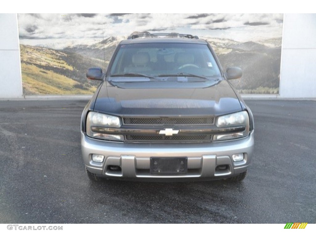 2002 TrailBlazer LTZ 4x4 - Onyx Black / Dark Pewter photo #8