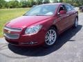 2009 Red Jewel Chevrolet Malibu LTZ Sedan  photo #2