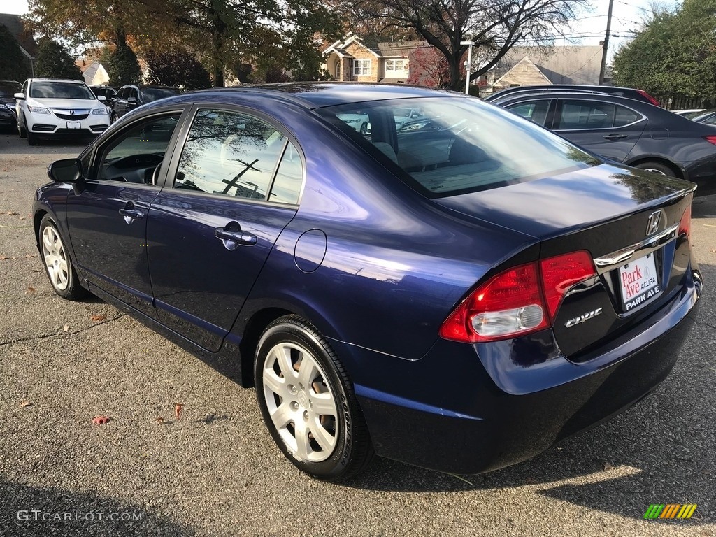 2011 Civic LX Sedan - Royal Blue Pearl / Gray photo #5