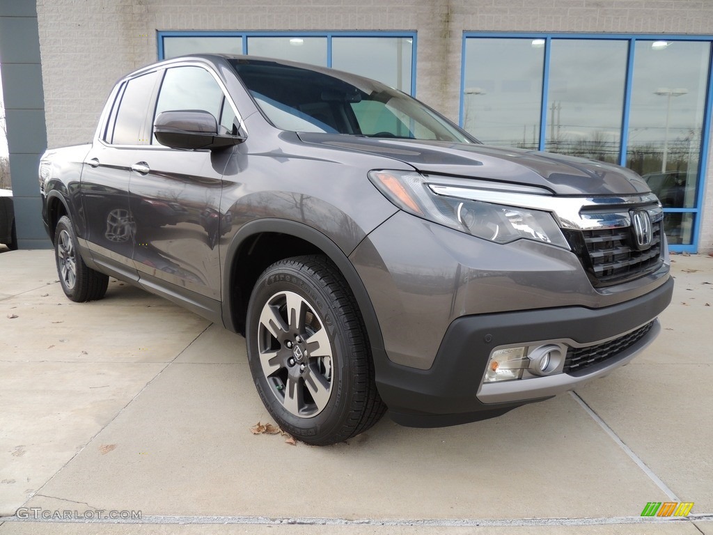 Modern Steel Metallic 2019 Honda Ridgeline RTL-E AWD Exterior Photo #130433092