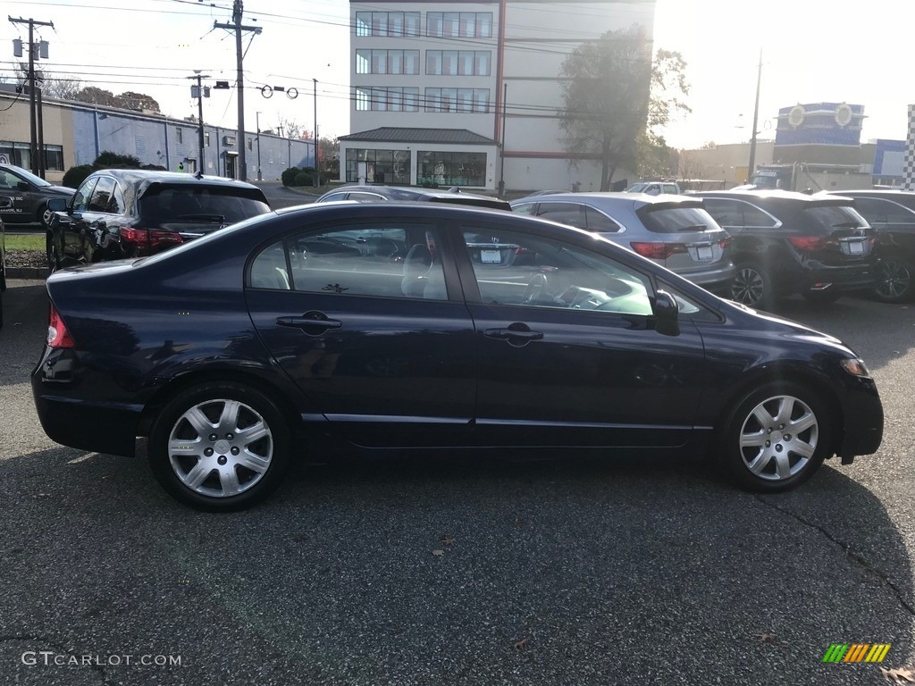 2011 Civic LX Sedan - Royal Blue Pearl / Gray photo #18