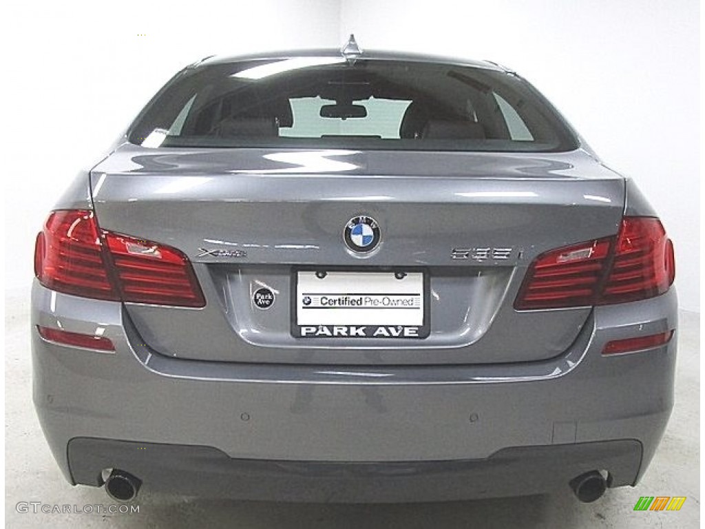 2016 5 Series 535i xDrive Sedan - Space Grey Metallic / Mocha photo #3