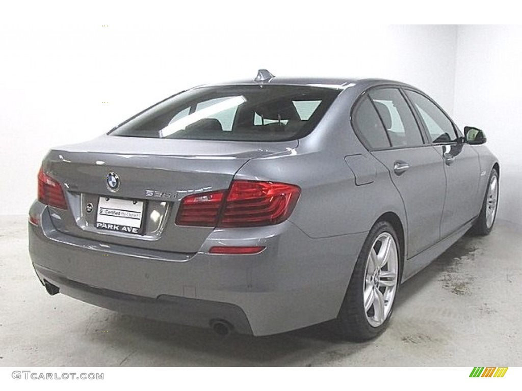 2016 5 Series 535i xDrive Sedan - Space Grey Metallic / Mocha photo #4
