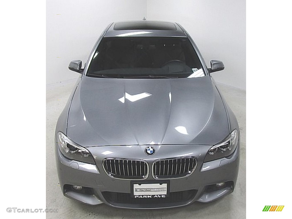 2016 5 Series 535i xDrive Sedan - Space Grey Metallic / Mocha photo #6