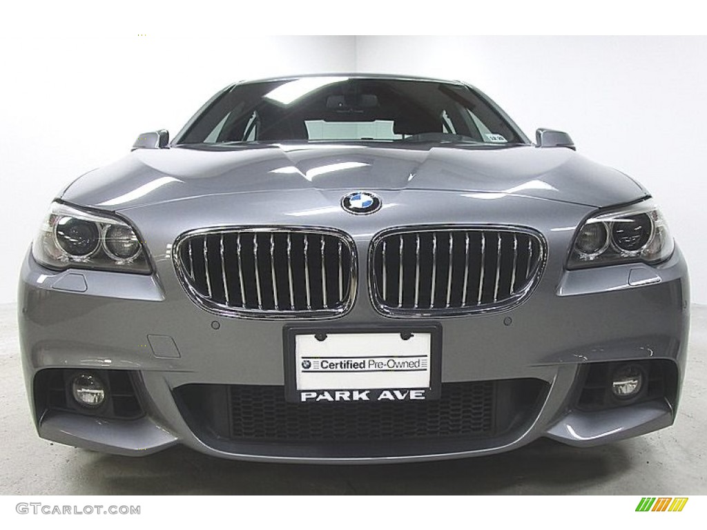 2016 5 Series 535i xDrive Sedan - Space Grey Metallic / Mocha photo #7